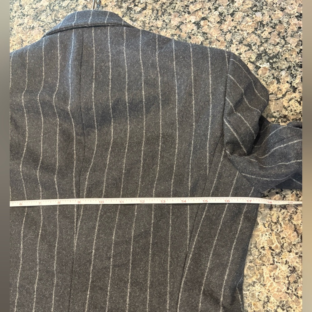 Ralph Lauren Black Label - 100% Merino Wool - Pinstripe Blazer - 8 - Picture 12 of 17